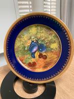 Limoges borden  Emanuel Thomas  en Licorne handgeschilderd, Ophalen of Verzenden