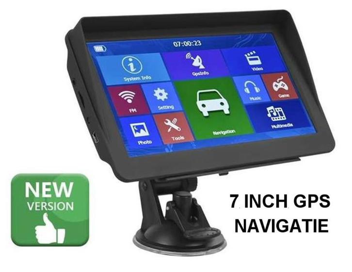 Nwe 7 inch GPS Navigaties voor Auto, Vrachtwagen en Camper, Auto diversen, Autonavigatie, Nieuw, Ophalen of Verzenden