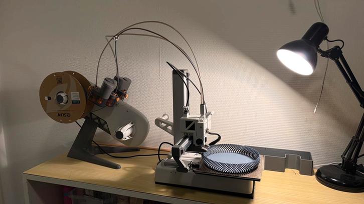 Bambu Lab A1 mini + AMS + veel extra’s, Computers en Software, 3D Printers, Zo goed als nieuw, Ophalen