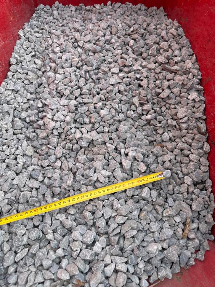 Grijze Split - Siergrind, Tuin en Terras, Grind, Keien en Split, Gebruikt, Split, Grijs, Overige materialen, Ophalen