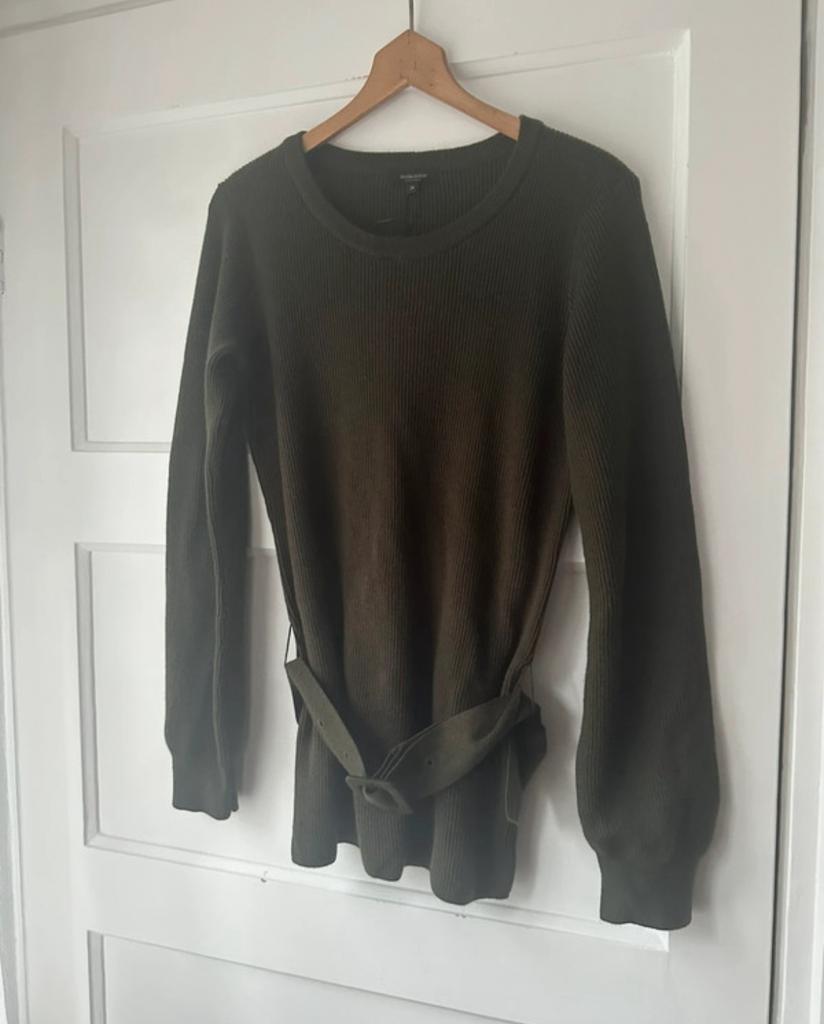 Heerlijk nette groene wollen pofmouw trui Claudia Strater, Kleding | Dames, Truien en Vesten, Zo goed als nieuw, Groen, Ophalen of Verzenden