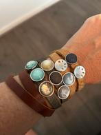 Cuoio set armbanden en schuivers, Ophalen of Verzenden, Nieuw, Overige kleuren, Leer