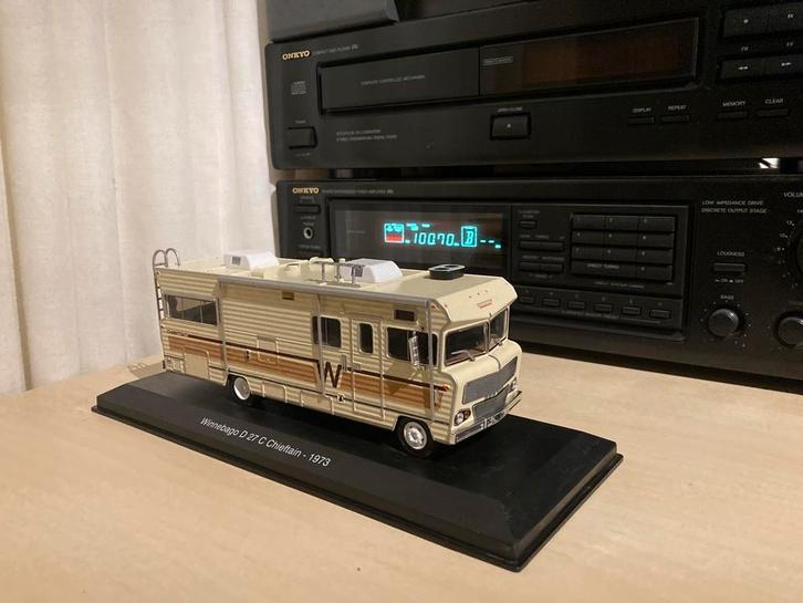 Winnebago D 27 C Chieftain 1973 camper, Hobby en Vrije tijd, Modelauto's | 1:43, Gebruikt, Auto, Overige merken, Ophalen
