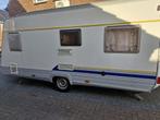 Burstner ventana ts 450 met Fransbed en vele extra's!, Caravans en Kamperen, Caravans, Omvormbare zithoek, Treinzit, 750 - 1000 kg