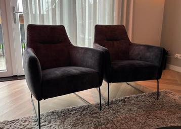 2 fauteuils antraciet Piet Klerkx + Protexx beschikbaar voor biedingen