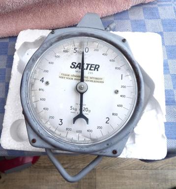 oude weegschaal/ Salter weegschaal 5 kg beschikbaar voor biedingen