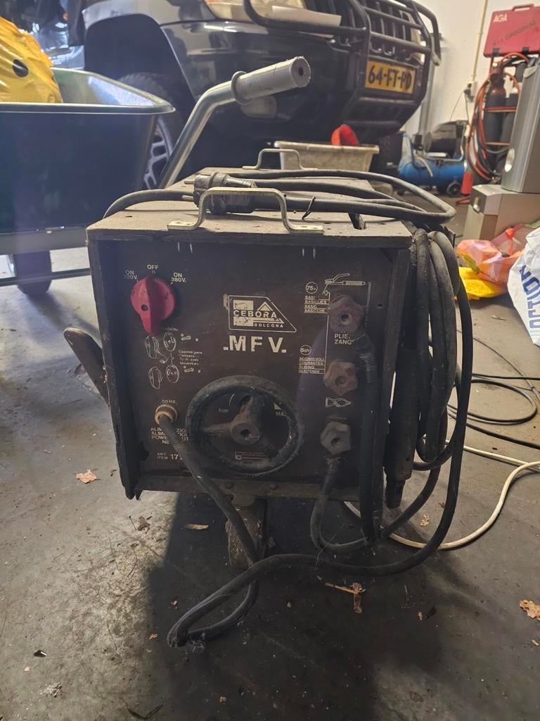 Cebora MFV Lasapparaat - Gebruikt, Doe-het-zelf en Verbouw, Gereedschap | Lasapparaten, Ophalen of Verzenden, Gebruikt, Minder dan 150 ampère