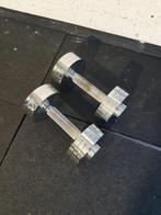 8kg Verstelbare Chrome Dumbellset, Ophalen, Zo goed als nieuw, Dumbbell
