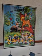 Ingelijste Bambi Poster - Vintage Disney, Ophalen, Plaatje of Poster