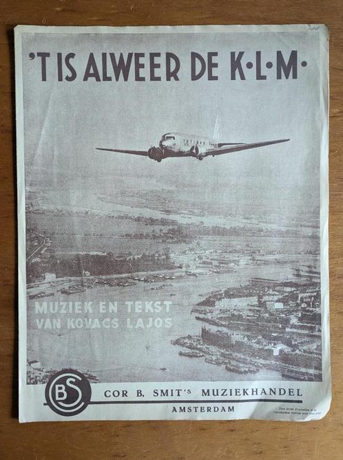 'T is alweer de KLM, Verzamelen, Luchtvaart en Vliegtuigspotten, Zo goed als nieuw, Overige typen, Ophalen of Verzenden