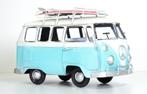 Vintage bus met koffers en vintage luifel met surfplank, Ophalen of Verzenden, Huis en Inrichting