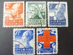 nederland rodekruis zegels 1927 , gestempeld., Postzegels en Munten, Postzegels | Nederland, Verzenden, T/m 1940, Gestempeld