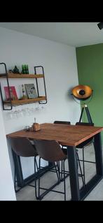 Bartafel met krukken, zeer nette staat, Huis en Inrichting, Barren, Ophalen, Zo goed als nieuw
