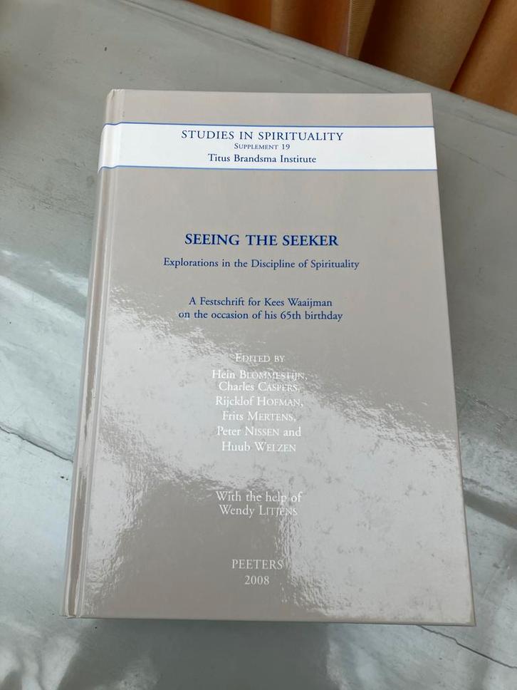 Seeing the Seeker - Spiritualiteit Studies, Boeken, Esoterie en Spiritualiteit, Zo goed als nieuw, Achtergrond en Informatie, Spiritualiteit algemeen