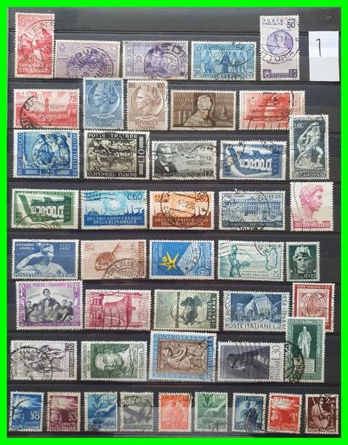 6 kavels Italie  *25, Postzegels en Munten, Postzegels | Volle albums en Verzamelingen, Buitenland, Ophalen of Verzenden