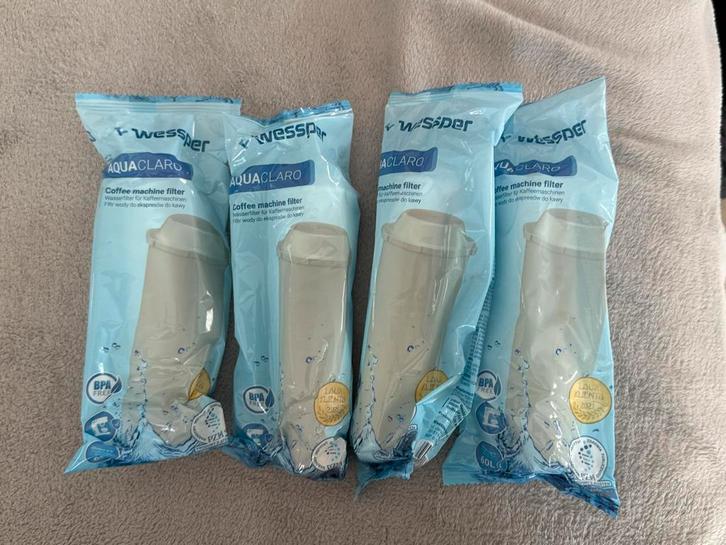 AquaClaro Waterfilters voor Koffiemachine - 4 stuks, Witgoed en Apparatuur, Koffiemachine-accessoires, Nieuw, Ophalen of Verzenden