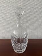 Vintage kristallen karaf met geslepen decoraties en stop., Antiek en Kunst, Antiek | Glas en Kristal, Ophalen of Verzenden