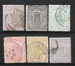 Nvph 13-18 gebruikt cw 334,00 G, Postzegels en Munten, Ophalen of Verzenden