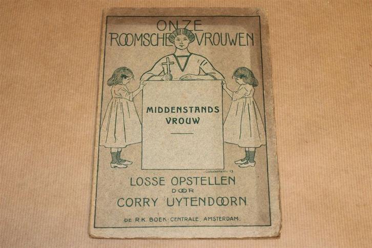 Voor de Roomsche vrouw - Middenstandsvrouw - 1913, Boeken, Geschiedenis | Vaderland, Gelezen, Ophalen of Verzenden
