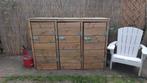 Containerombouw voor 3 containers van 140l, Tuin en Terras, Ophalen, Gebruikt, Hout, Containerberging