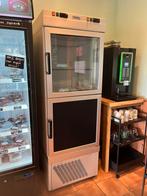 Koel/vries combi glazen deuren, Ophalen, 200 liter of meer, Met aparte vriezer, 160 cm of meer