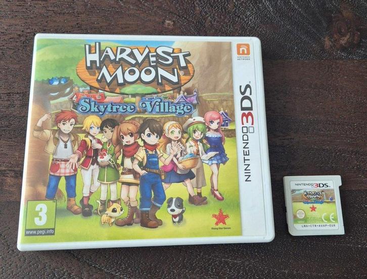 3DS game: Harvest Moon: Skytree Village, Spelcomputers en Games, Games | Nintendo 2DS en 3DS, Zo goed als nieuw, Avontuur en Actie
