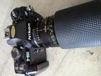 nikon f-501 met 70-200mm, Audio, Tv en Foto, Fotocamera's Analoog, Ophalen, Gebruikt, Spiegelreflex, Nikon