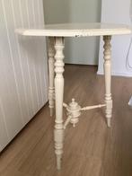 Vintage houten bijzettafel, Huis en Inrichting, Tafels | Bijzettafels, Minder dan 55 cm, Gebruikt, Vintage, Overige vormen