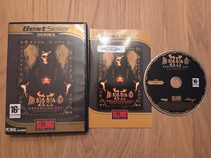 Diablo 2 Lord of Destruction (compleet), Spelcomputers en Games, Games | Pc, Zo goed als nieuw, 1 speler, Vanaf 3 jaar, Ophalen of Verzenden