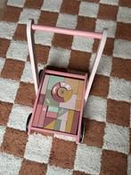 Little Dutch Block Trolley Roze, Ophalen, Zo goed als nieuw, Duw- of Trekspeelgoed
