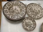 Old Inns series servies delen 6x diepborden, 23cm, 6,0p.st 1, Antiek en Kunst, Antiek | Servies los, Ophalen of Verzenden