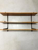 Jaren 60 vintage wandrek met houtfineer, Ophalen