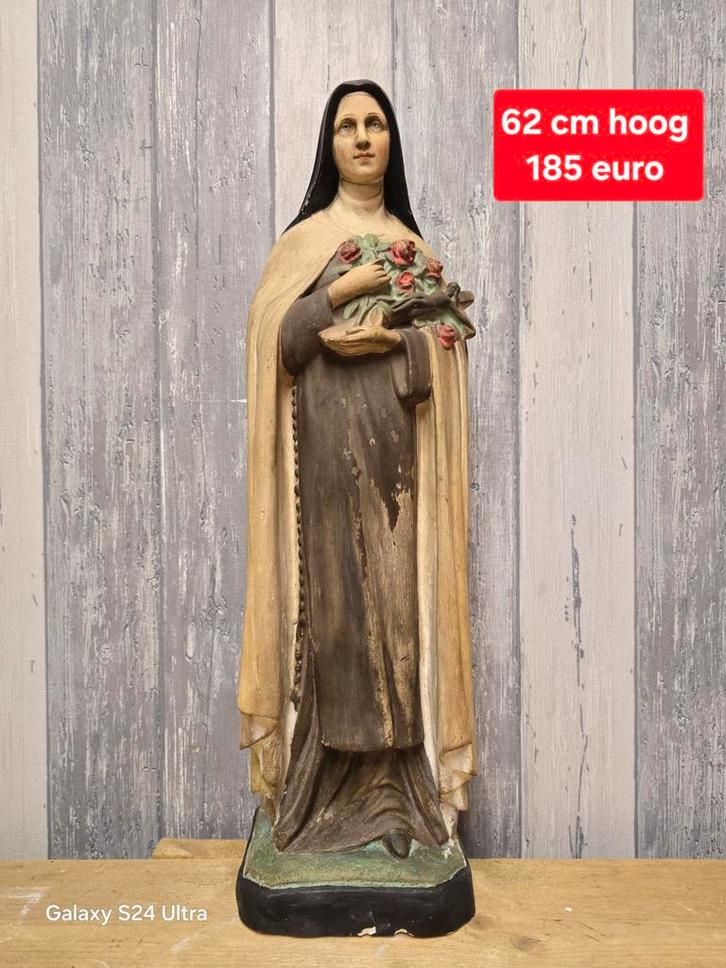 015 Religie Beeld 62 cm hoog
Het beeld komt uit Frankrijk, Antiek en Kunst, Antiek | Religie, Ophalen