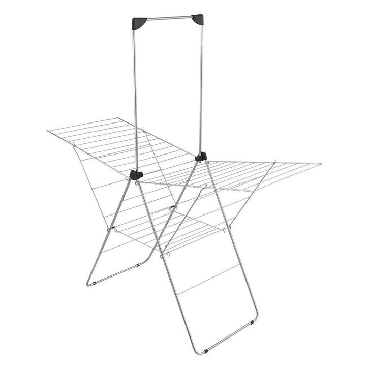 Metaltex Monsoon Droogrek 30 m Drooglengte Zilver, Tuin en Terras, Droogmolens en Wasrekken, Wasrek, Ophalen of Verzenden