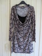 Vintage paisley bloemen print jurkje maat 36 S Musthaves, Beige, Ophalen of Verzenden, Zo goed als nieuw, Maat 36 (S)