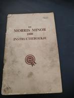 Morris Minor 1000 instructie boekje, Ophalen of Verzenden