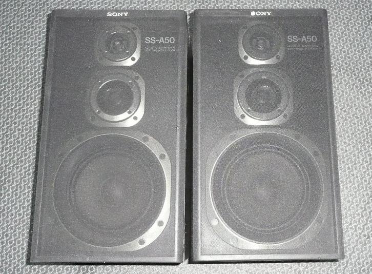 SONY SS A-50 SPEAKERSET (6 OHM & 80 WATT), Audio, Tv en Foto, Luidsprekers, Gebruikt, Overige typen, 120 watt of meer, Sony, Ophalen of Verzenden