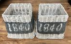 Twee nieuwe rotaan lampenkappen, prijs voor twee stuks., Ophalen of Verzenden, Nieuw, Rond, Minder dan 25 cm
