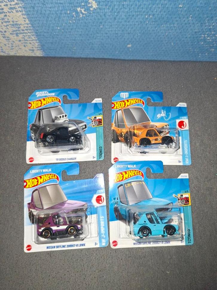 Tooned Auto's: LBWK & Fast & Furious, Hobby en Vrije tijd, Modelbouw | Auto's en Voertuigen, Nieuw, Auto, 1:50 of kleiner, Overige merken