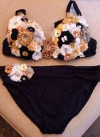 Handgemaakte bikini sapph, Kleding | Dames, Badmode en Zwemkleding, Ophalen of Verzenden, Nieuw, Blauw, Bikini