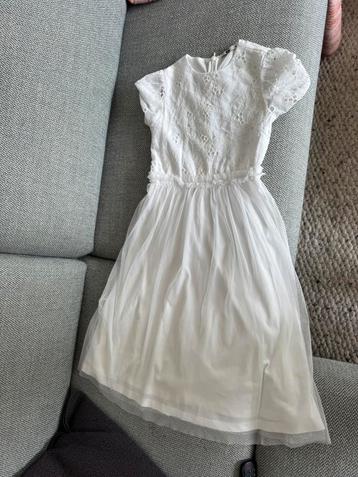 Witte feestjurk / trouwjurk meisje 134-140 we fashion beschikbaar voor biedingen