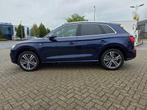 Audi Q5 45 TFSI quattro Design Pro Line Plus#Aut#Pano#Vitrua, Auto's, Audi, Gebruikt, Euro 6, 4 cilinders, Blauw
