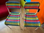 Twee IKEA kinderstoeltje /peuterstoeltjes regenboogkleuren, Ophalen, Zo goed als nieuw, Overige kleuren, Twee