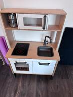 Keuken met pannen en roer gerei, Ophalen, Zo goed als nieuw, Hout