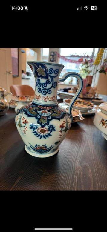 Vintage makkum handbeschilderde vaas / kan beschikbaar voor biedingen