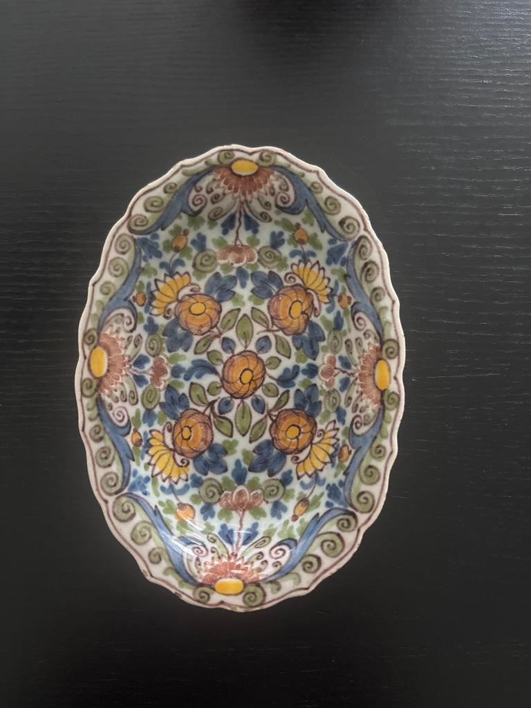 Vintage Makkum Tichelaar Schoteltje, Antiek en Kunst, Antiek | Keramiek en Aardewerk, Ophalen of Verzenden