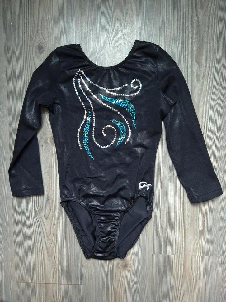 Turnpakje GK maat 158 164 XS, Sport en Fitness, Turnen, Zo goed als nieuw, Turnpak(je), Kindermaat 146 t/m 176, Zwart, Ophalen of Verzenden