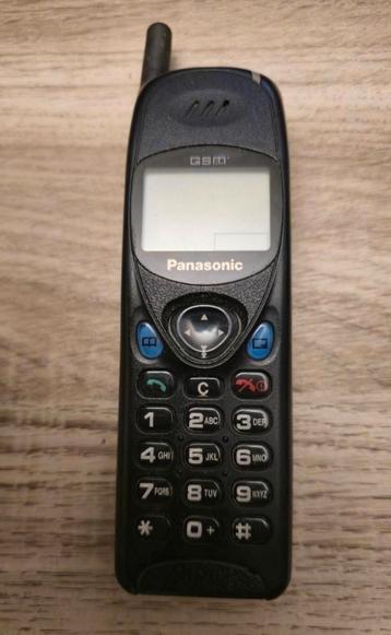 Zeldzame Vintage Panasonic Mobiele GSM Telefoon met Carkit beschikbaar voor biedingen