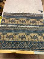 Chenille stof met kameel en palmbomen patroon, Ophalen of Verzenden