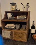 Houten gruttersbak met lade NIEUW, Minder dan 50 cm, Nieuw, Ophalen of Verzenden, Landelijk